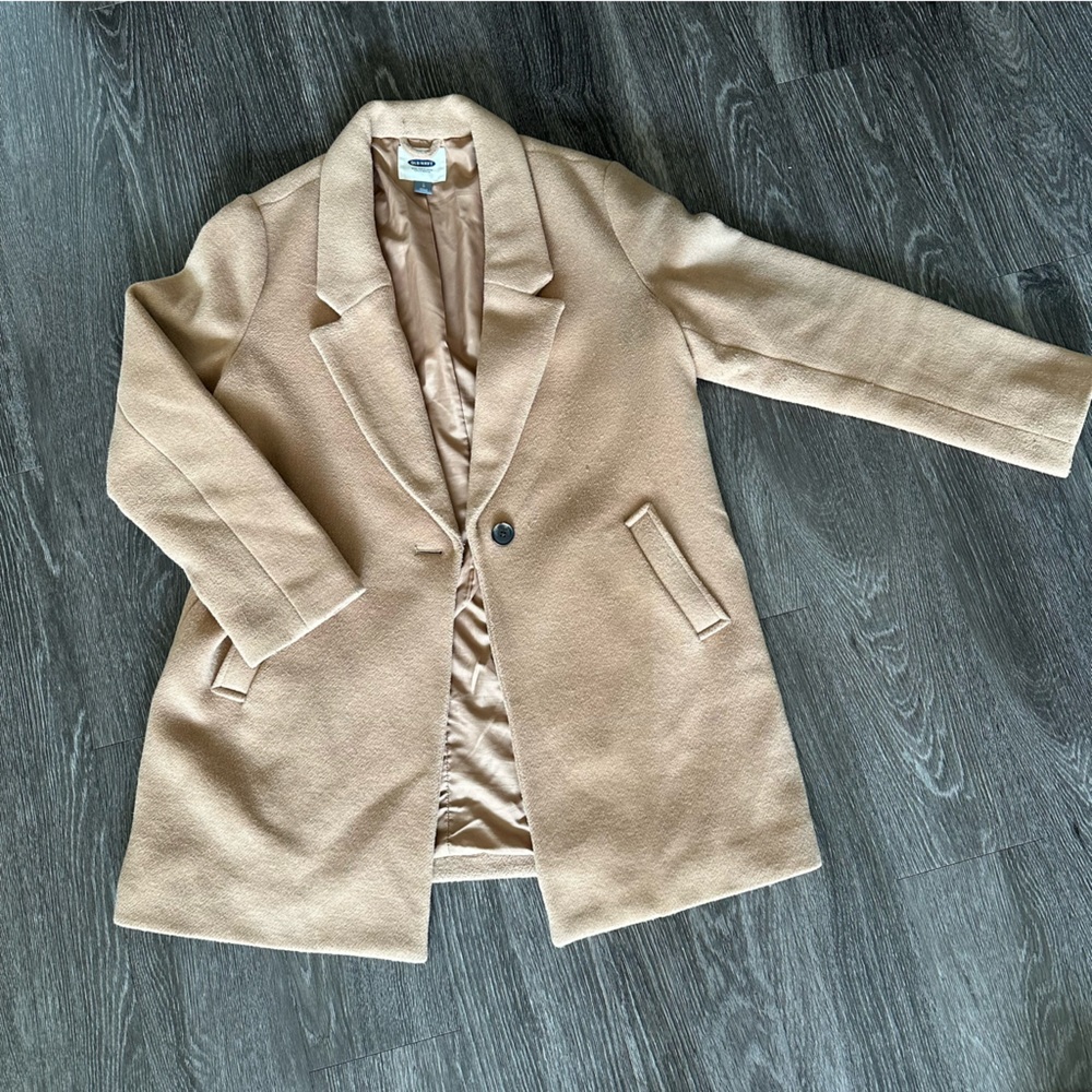 Old Navy Camel Wool Peacoat - L